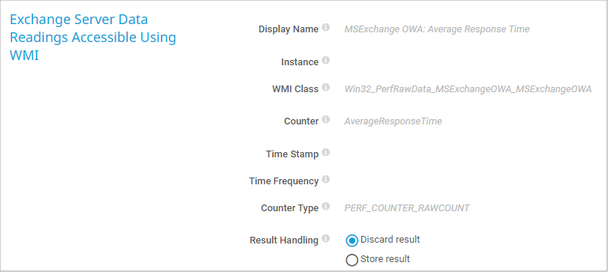 Exchange Server Data Readings Accessible Using WMI